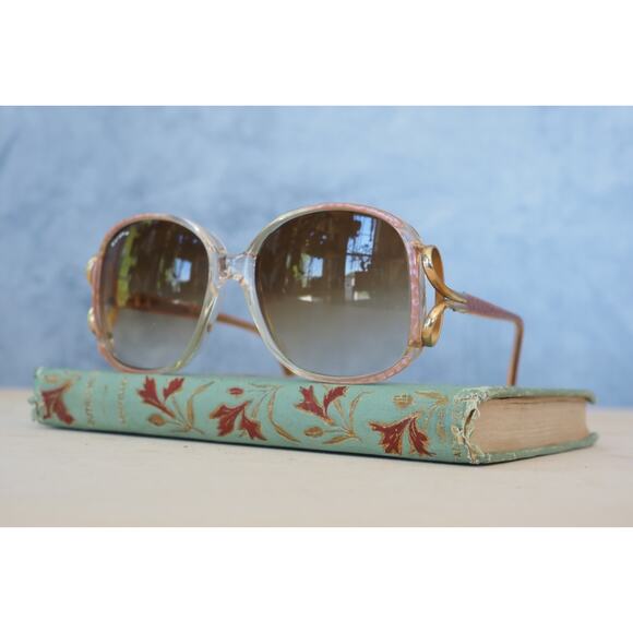 Vintage 1970s Sunglasses Disco retro Made In Korea Grandma Chic